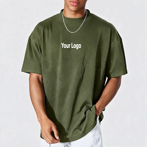 T-shirt pour homme de qualité supérieure, doté d'une texture douce, d'un ajustement confortable et d'une construction fiable pour les besoins quotidiens de votre garde-robe décontractée. Avec option OEM. - Product Image 4