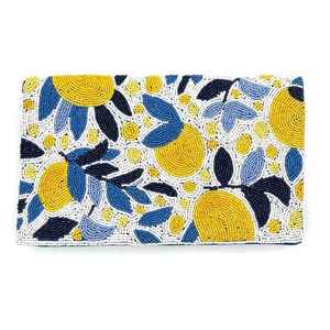 Bolso de Mano Casual con Cuentas de Vidrio Multicolor, Hecho a Mano en India, con Certificación MS, Forma Personalizada, Tipo Baguette - Product Image 1