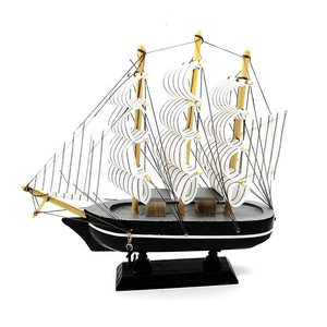 Modèle de bateau artisanal en bois, décoration nautique pour la maison, le bureau, la table, décoration marine - Product Image 3