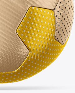 ลูกฟุตบอลฝึกซ้อม PU เนื้อสัมผัสพิเศษ สีเหลืองเบจ ขนาด 5 ทนทาน เย็บด้วยเครื่องจักร ผลิตอย่างมืออาชีพในประเทศปากีสถาน - Product Image 2