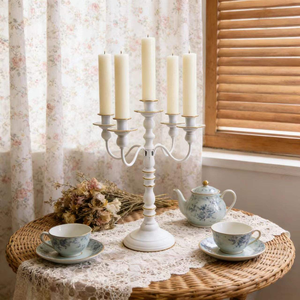 European Modern Multi-head Tabletop Candelabra Iron Valentine's Day Home Decorative Candle Holder for Wedding Banquet Decor - Product Image 4