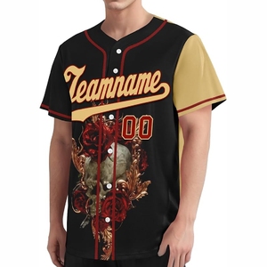 Maillot de baseball sublimé tendance avec design d'équipe professionnel pour hommes et jeunes joueurs - Product Image 3
