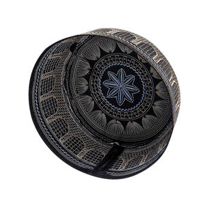 Chapeaux de prière musulmans ethniques personnalisables de haute qualité, chapeau Kufi, chapeau de prière, couvre-chef islamique, couvre-tête - Product Image 3
