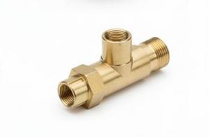 Adaptateur de raccord de tuyauterie en laiton de type T - Product Image 4