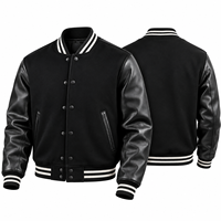 Blouson Bomber Unisexe en Laine 100% avec Doublure Matelassée, Patchs Chenille Personnalisés, Style Universitaire, Séchage Rapide et Respirant