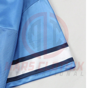 Maillot de football américain en polyester sublimé à manches courtes en mesh, qualité supérieure, en gros - Product Image 5