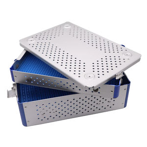 Caja de Esterilización Manual de Acero Inoxidable para Instrumentos Quirúrgicos, Ajuste Universal, Certificación CE, Reutilizable, Uso General en Cirugía - Product Image 2