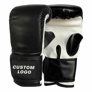 Gants de boxe Muay Thai personnalisés 2026, couleur noir et blanc, confortables, service OEM, pour la protection des mains - Product Image 1