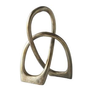 Sculpture décorative moderne en métal en laiton faite à la main utilisation d'hôtel à la maison conception attrayante - Product Image 1