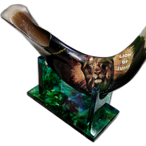 Support de Chofar en Époxy de Haute Qualité, Magnifique Support en Corne de Buffle, Corne de Mouton, Corne de Bélier, Support de Chofar au Design Incroyable - Product Image 6