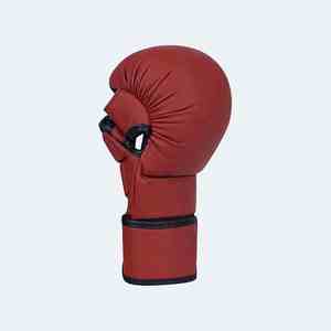 Gants de boxe en cuir pour MMA et sparring, avec logo personnalisé et prix raisonnables, vêtements d'arts martiaux, gants MMA en couleur personnalisée - Product Image 2