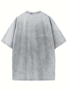 Custom Casual Street Style Two Piece Outfit Gym Training Sportswear Print Men Summer Matching T Shirt Shorts <b>Set</b> Soft Cotton - Product Image 2