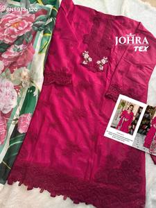 Amazing Color Excellent Quality Cambric Cotton with <b>Chikankari</b> Embroidery work Semi-stitched Salwaar-<b>Suit</b> Set At Wholesale Rate - Product Image 2