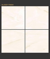 Carreaux de porcelaine blanche brillante italienne 80x80 cm, texture pierre, pour murs et sols intérieurs, salle de bain, design minimaliste, prix bas, villa