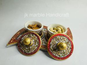 Con placa de piedra de mármol de alta calidad con buen acabado, mezcla de colores con plato de cuenco, placa Multii hecha a mano - Product Image 3