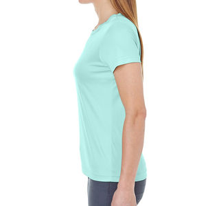 Camiseta de Manga Corta para Mujer, Estilo Personalizado de Alta Calidad, 100% Algodón, Transpirable, Informal, Deportiva, con Bolsillos, 300g - Product Image 3
