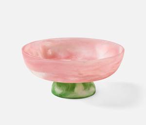 Exclusive Premium Clear Transparent Resin Polished <b>Salad</b> <b>Serving</b> <b>Bowl</b> with Glitter Finish for Home Hotel Restaurant & Party Use - Product Image 4