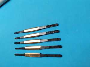 ชุดเครื่องมือผ่าตัดหู คอ จมูก แบบสองด้าน ทำจากสแตนเลสสตีล 5 ชิ้น ยี่ห้อ TC Fomon Nasal Rasp สำหรับการผ่าตัดกระดูกหู ได้รับการรับรองมาตรฐาน CE คู่มือการใช้งานโดย Dentavex - Product Image 4