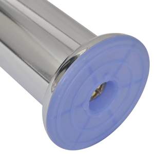 Ensemble de 4 pieds de canapé durables en fer chromé de 4,7 pouces - Product Image 2