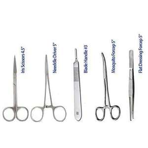 Kit de dissection chirurgical pour étudiants de qualité supérieure, 10 pièces, instruments de suture, par Dentavex - Product Image 2