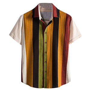 ชุดเซ็ตเสื้อเชิ้ตแขนสั้นลายดอกไม้และกางเกงขาสั้นลำลองสำหรับผู้ชาย สไตล์ชายหาดฮาวาย - Product Image 2