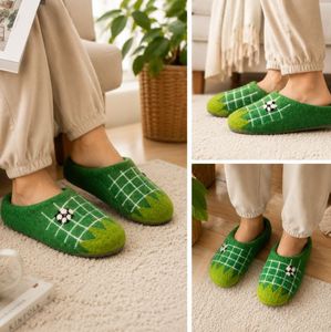 Wholesale Custom Handmade 100% New Zealand Wool Felt Rubber Outsole Eco-Friendly Indoor <b>Shoes</b> for Men & Women All Seasons - Product Image 2