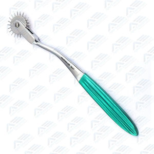 Instrument chirurgical pour tests neurologiques, roue de Wartenberg en acier inoxydable verte, qualité supérieure - Product Image 6