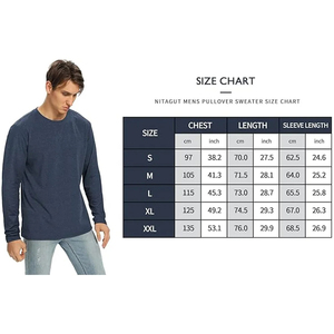 Vêtements décontractés polyvalents, matière respirante, design élégant, confort durable, t-shirt à manches longues pour hommes, doux et confortable, pour hommes - Product Image 6