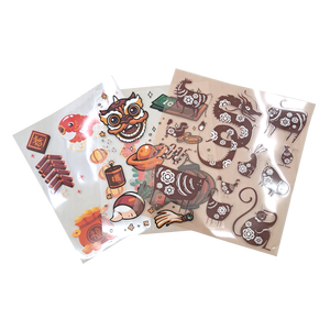 Hojas adhesivas Kiss Cut Logotipo de marcas personalizadas - Product Image 3