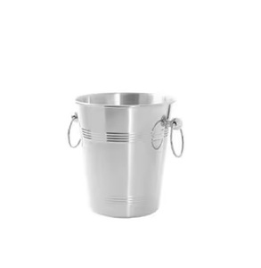 Refroidisseur à vin en acier inoxydable, finition lisse, seau à champagne design, seau à vin moderne, bac à champagne élégant, produit très vendu - Product Image 6