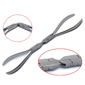 Samroz Orthodontic Torquing <b>Pliers</b> Instrument <b>Set</b> of 2 Pieces Dental Bending Archwire 12cm Surgical Stainless Steel CE - Product Image 1