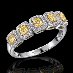 Anillo de Eternidad con Diamantes Cultivados en Laboratorio, Corte Brillante, para Mujer, Plata 925, Certificado IGI, Lujoso, Aniversario Cristiano, 1.50ctw, VVS-VS - Product Image 2