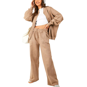 En gros Nouvelle Tendance Survêtement Femme Délavé à l'Acide, Lourd, Respirant, à Manches Longues, Mode - Product Image 3