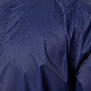 Unisex <b>Navy</b> <b>Blue</b> Hooded Waterproof Breathable <b>Fleece</b> <b>Jacket</b> Casual Stand Collar Quarter Zip Closure Loose Fit Winter Wear - Product Image 6