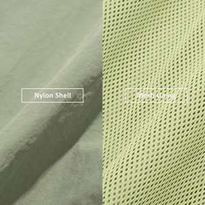 Ensemble survêtement coupe ample NESTA SPORTS, 2 pièces, léger, surdimensionné, en nylon uni, imperméable, pour homme et femme - Product Image 4