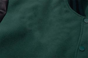 Chaqueta universitaria de lana de alta calidad, abrigo de lana de invierno con bordado de logotipo personalizado, chaqueta Letterman para hombre - Product Image 3