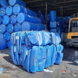 เศษถัง HDPE คุณภาพพรีเมียมจากถังอุตสาหกรรมสีน้ำเงิน บรรจุและเตรียมพร้อมสำหรับการส่งออก พร้อมสำหรับการรีไซเคิลในทั่วโลก - Product Image 5