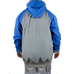 <b>Waterproof</b> Softshell Ski Hoodie Men's Snowboard Jacket Windproof Thermal Fleece Pullover with Thumbholes Outdoor Winter Wear - Product Image 3