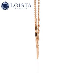 Collar de tenis de diamantes cultivados en laboratorio, Cadena cubana de diamantes cultivados en laboratorio al por mayor - Product Image 3