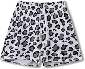 Shorts de bain décontractés pour hommes, imprimés par sublimation, écologiques, respirants, séchage rapide, en Spandex/Polyester, avec cordon de serrage - Product Image 4