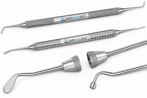 Instrument ergonomique de pose de composite dentaire en acier inoxydable, OEM Zetomed Pro, certifié CE, garantie à vie - Product Image 2