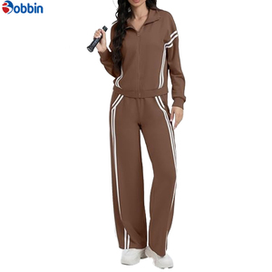 Nuevo Conjunto Deportivo Informal Personalizado para Mujer, Color Sólido, Ropa de Calle Cómoda para Adultos, Ropa de Invierno, Transpirable, Superventas - Product Image 3