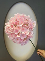 216 fleurs 3D vraie touche hortensia fleurs haute qualité hortensias artificiels blanc rose fleur pour la décoration de mariage