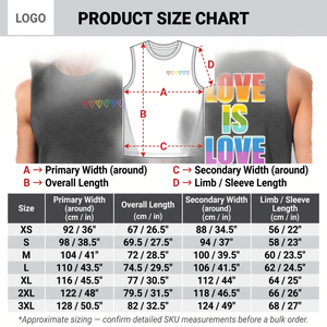 เสื้อกล้ามผู้ชายแบบสั่งทำพิเศษ - เสื้อกล้ามลายกราฟิก Pride ปักลาย ถักทอจากเส้นใยไม้ไผ่ 100% ใส่สบายในฤดูร้อน เป็นมิตรกับสิ่งแวดล้อม - Product Image 6