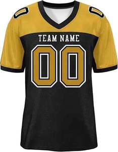Maillot de football américain haut de gamme pour hommes sportifs avec logo et numéro personnalisés - Product Image 1