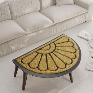 Paillasson d'entrée moderne nordique en polyester plastique avec sublimation, tapis de bienvenue pour porte d'entrée en caoutchouc - Product Image 2