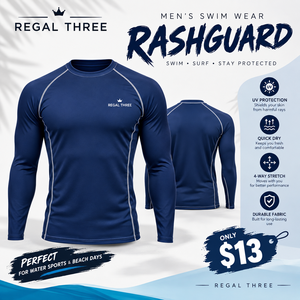 Wholesale Men's Swimwear Rashguard <b>Long</b> <b>Sleeve</b> Beach Wear UV-Protection <b>Top</b> Compression Fit Crew Neck <b>Swimming</b> Tee <b>Top</b> Men's - Product Image 1