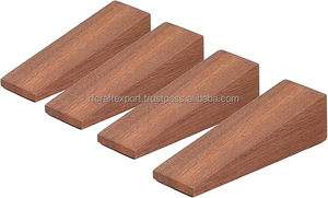 Handmade Nordic Solid Wood Door Stopper Modern Anti-Collision Door Closing <b>Plug</b> Vertical Decorative Pattern - Product Image 2