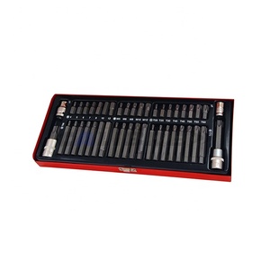 TAIWAN CALIBRE 44pc Combinaison Hex Torx et Spline Drive Socket Bit Set - Product Image 1