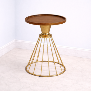 Elegante Mesa de Bar de Aluminio Fundido, Juego de Dos Mesas Redondas con Estructura Delgada y Base Resistente, Ahorro de Espacio, Versátil, Elegante Adorno para el Hogar - Product Image 6